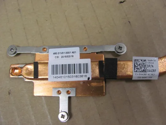 692-14 термотрубка охолодження 044JRF 460.01V01.0001 для Dell Inspiron 3148 13 7347 7348 7352 7558 оригінал З аукціону