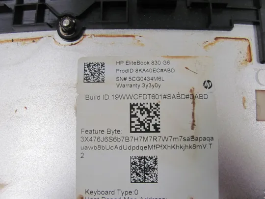 номер0886-7  Кришка дно піддон корпуса 6051B1279901  для HP Elitebook 830 G6  оригінал в Україні