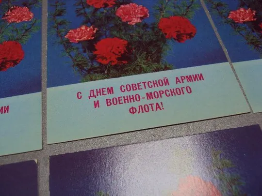 открытка с денем советской армии 1989 круцко лот 10 шт №5769 Продаж