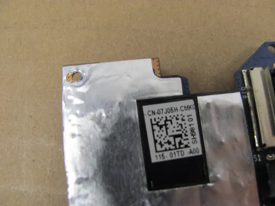 754-17 плата AUDIO USB 07J05H 7J05H  зі шлейфом 01KGPW LF-H986P для DELL Latitude E9510 9510 2 in 1  оригінал Недорого