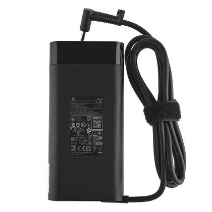 фото, Оригінальний блок живлення для ноутбука HP 19.5V, 10.3A, 200W, 4.5*3.0-PIN, black, OVALE