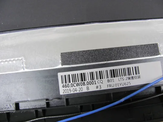 756-4  кришка матриці 460.0CW0B.0001 01YR625 для Lenovo ThinkPad T580 P52S оригінал Характеристики