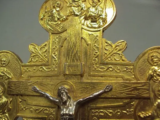 Крест Иерусалим распятие металл вес 614 грамм размер 27,8 х 20,3 см №13889 З аукціону