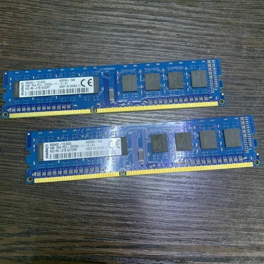 Оперативная память DDR3 8GB 4GB+4GB  Kingston 4gb 1rx8 pc3-12800U-11-12-a1 INTELAMD Ціна