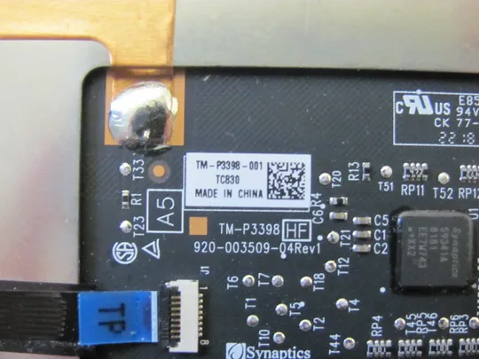 номер1024-17 тачпад сенсорна панель touchpad TM-P3398-001  для  HP ZBook 15 G5 ZBook X360 Studio G5  оригінал З аукціону