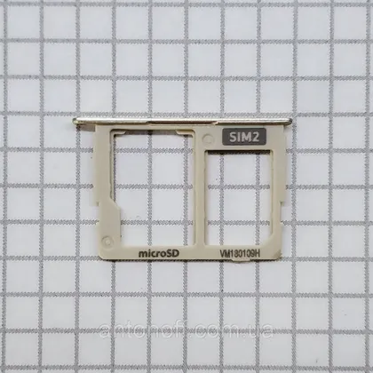 фото, SIM лоток Samsung J330F Galaxy J3 2017 оригінал з розборки Gold