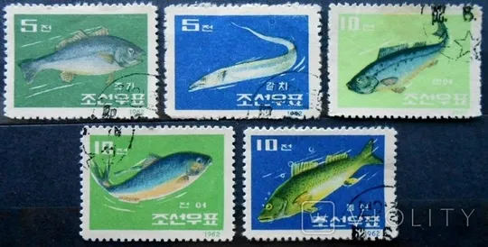 Марки КНДР 60-х рокив Характеристики