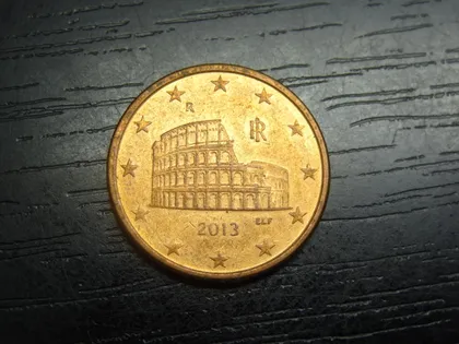 фото, 5 євроцентів 2013 Італія