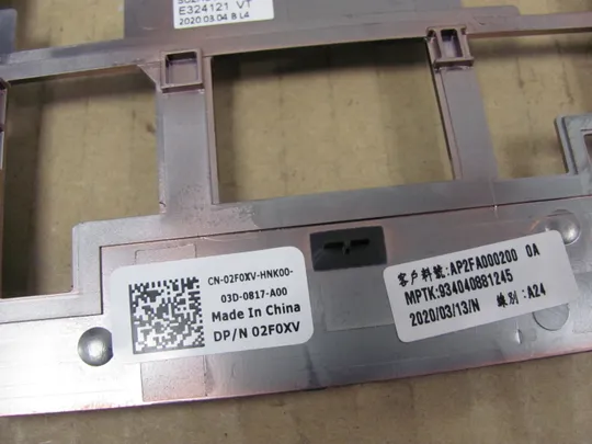 699-4 кріплення корпуса 02F0XV AP2FA000200 для Dell Latitude 5510 5511 Precision 3550 3551  оригінал Продаж