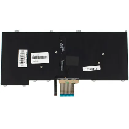 фото, Клавіатура для ноутбука DELL (Latitude: 7000, E7240, E7440) rus, black, підсвічування клавіш, без джойстика