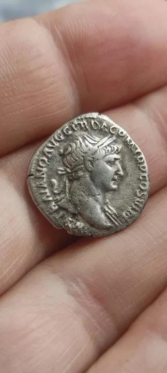 Редкий Денарий древнего Рима ,император Траян, серебро tr588. Ціна