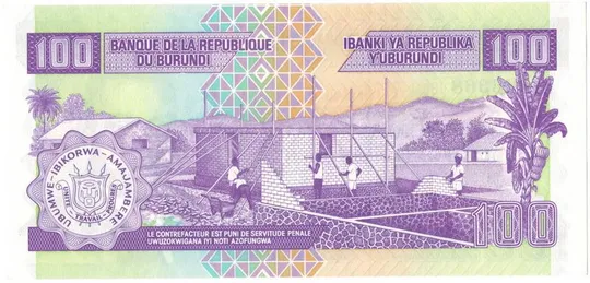 Купити 100 франків 2006 року UNC Бурунді [ММ]