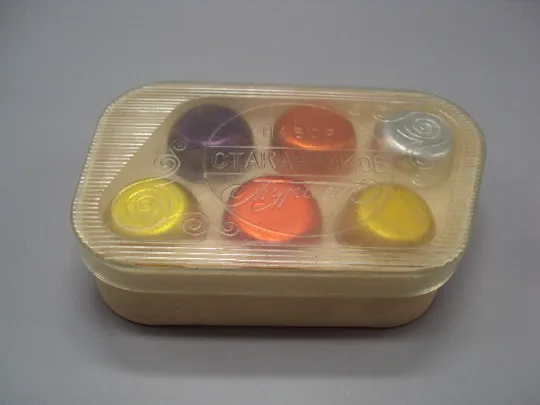 Туристический набор стаканчиков Турист ссср лот 6 шт в футляре высота 3,6 см №16039 Ціна