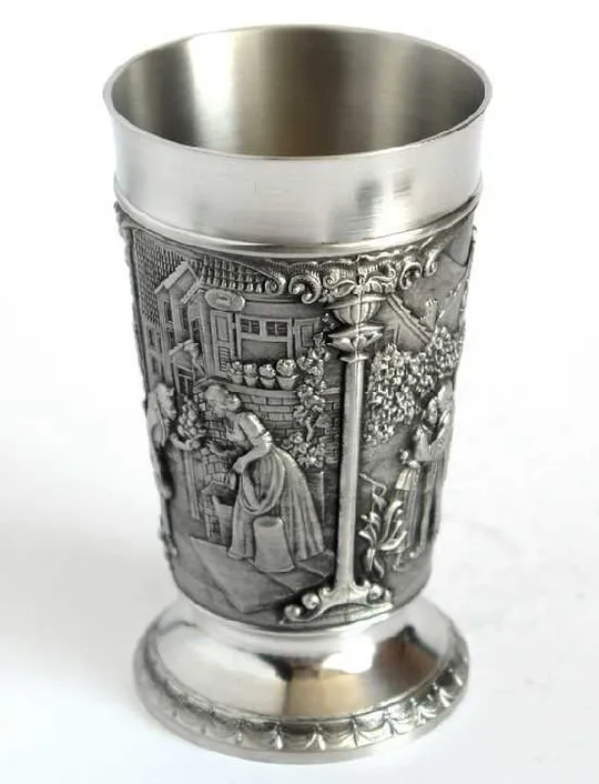 Антикварний келих К. Шпіцвег 400 мл олово Germany Продаж