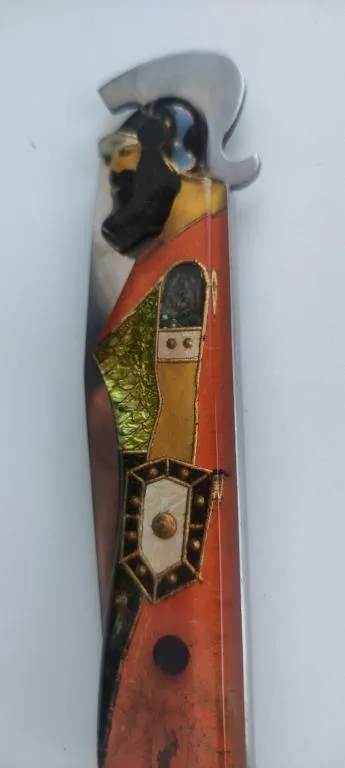 Купити Великолепный выкидной нож ИТК выкидуха Древний воин Гладиатор ,np336