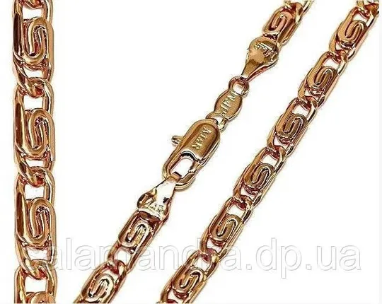 Цепочка Xuping № 008. Золото (розовое покрытие) 56 см х 3 мм. Ціна