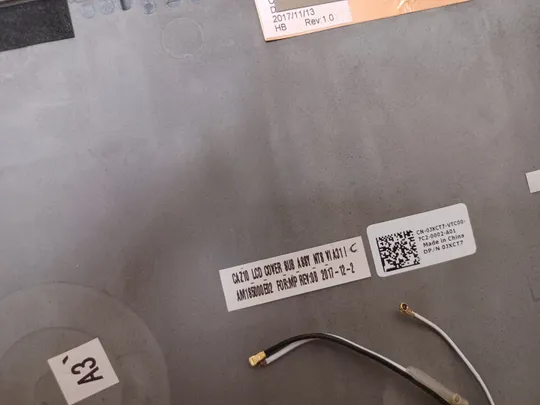 номер1063-33 кришка матриці 0JXCT7 AM185000E02 для Dell latitude 7290 7280 Кришка дисплея Тильна кришка Корпус матриці Верхня кришка matrix cover Top Case LCD Cover Rear Lid Back Cover Housing Cabinet оригінал Недорого