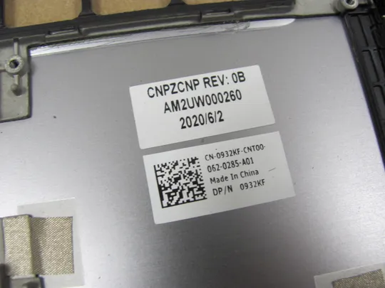 840-53 Кришка панель палмрест AM2UW000260 0932KF  для DELL Latitude 13 7310 2-in-1  оригінал Торговий майданчик