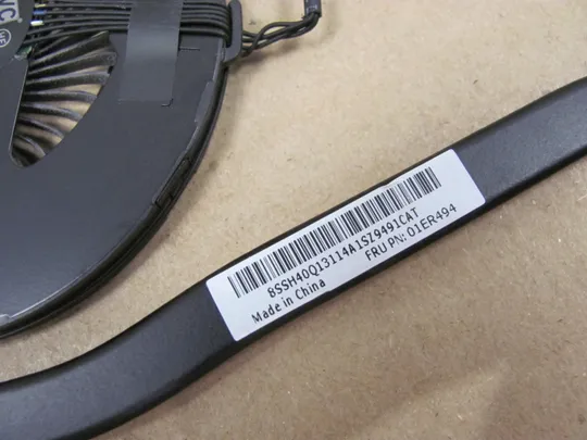 760-3 система охолодження AVCSH40Q131 01ER494 01ER493 для Lenovo Thinkpad T580 P52S оригінал Продаж