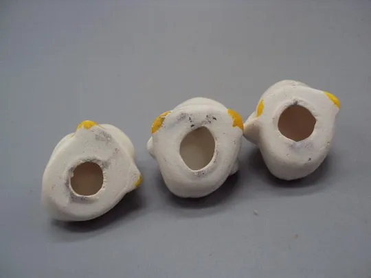 Фигура керамика миниатюра утка уточка Европа уточки высота 2,8 см и 3,1 см утки лот 3 шт №11014 Недорого