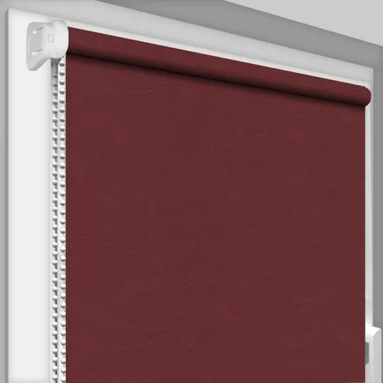 Рулонная штора Rolets Натура 1-2260-1350 135x170 см открытого типа Бордовая Ціна