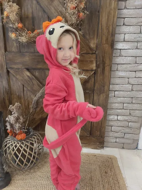 Кігурумі дитяча костюм піжама Мавпа мавпочка рожева  зріст 104 см. 86 Ціна