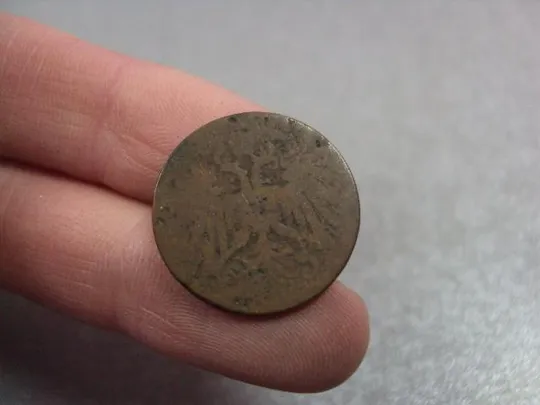 монета австро-венгрия 2 геллера 1893 №9347 Продаж