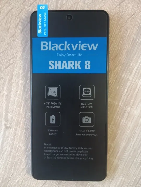 Blackview shark 8 8/128 гб З аукціону