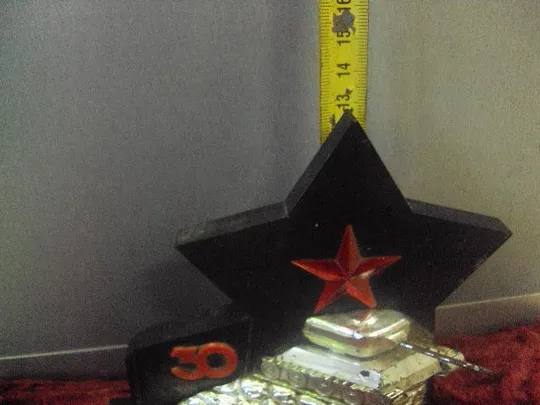 слава советской армии 30 лет плакетка танк сувенир ссср №10321 Інтернет-аукціон