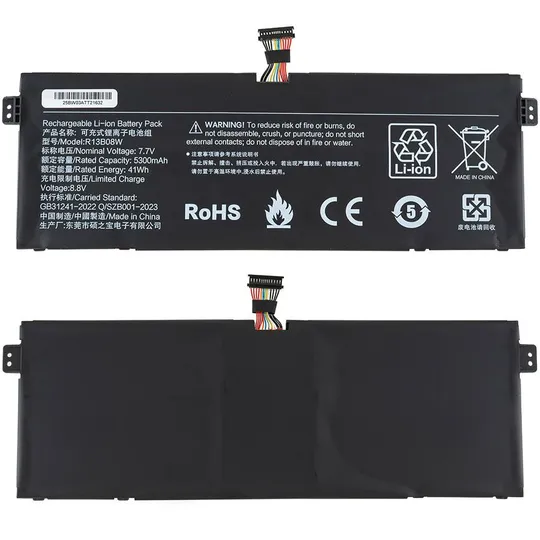 Батарея для ноутбука Xiaomi R13B08W (RedmiBook Air 13) 7.7V 5330mAh 41Wh Black Ціна