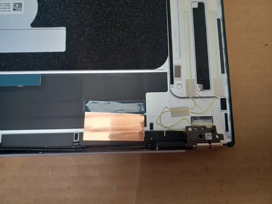 номер1056-5 кришка матриці 0XYCR1 з петлями для Dell  XPS17 XPS 17 9700 Precision 5750 Кришка дисплея Тильна кришка Корпус матриці Верхня кришка matrix cover Top Case LCD Cover Rear Lid Back Cover Housing Cabinet оригінал Характеристики