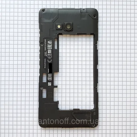 Середній корпус Microsoft Lumia 640 DS RM-1077 з динаміком оригінал з розборки Ціна