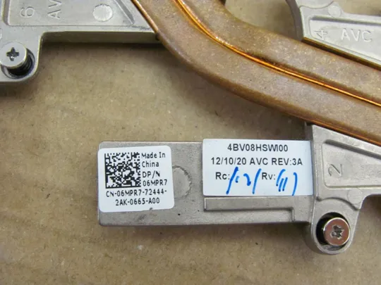 номер0287-30 термотрубка охолодження 06MPR7 4BV08HSWI00 для DELL VOSTRO 3460 V3460 оригінал Продаж