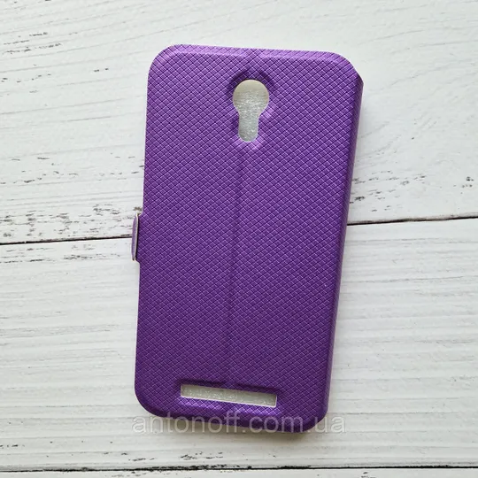 Купити Чохол-книжка Doogee Y100 Pro Valencia 2 для телефону (з віконцем) Фіолетовий