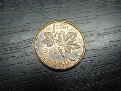 фото, 1 цент 1962 Канада