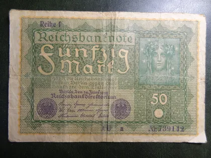 фото, 50 марок Німеччина 1919 (Reihe 1)