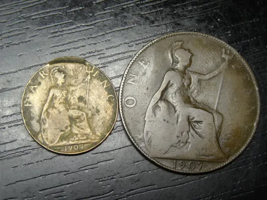 Монети Британії 1907 (Король Едвард VII) Ціна