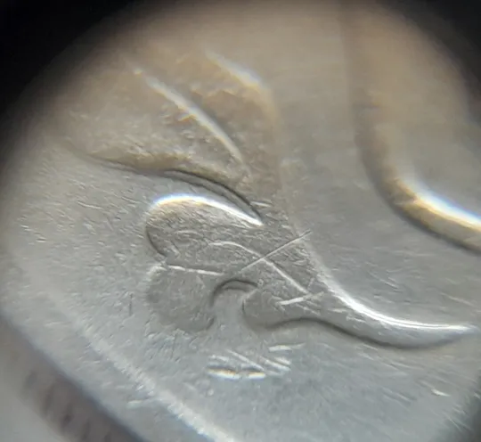 (4181) 25 копійок 1992 2БАм зминання елементів зображення на аверсі та реверсі (25 копеек 1992 2БАм) Інтернет-аукціон