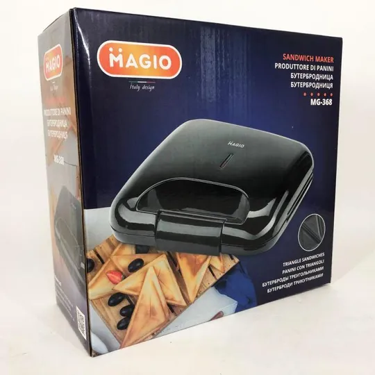 Бутербродница Magio MG-368, электрическая сэндвичница, бутербродница электрическая Характеристики