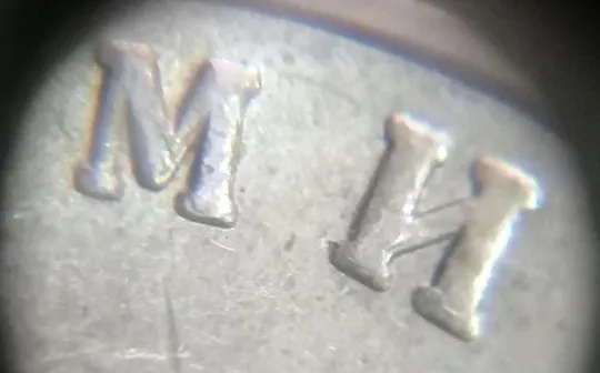 (748) 1 гривня 2006 зминання (здвоєння) "..ИМИ...ВЕ" на реверсі (1 гривна 2006 брак) З аукціону