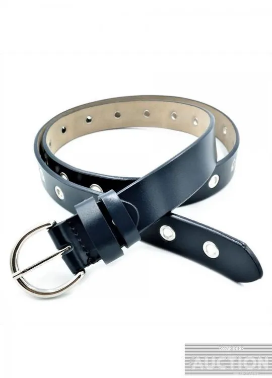 Жіночий шкіряний ремінь Темно-синій Ціна