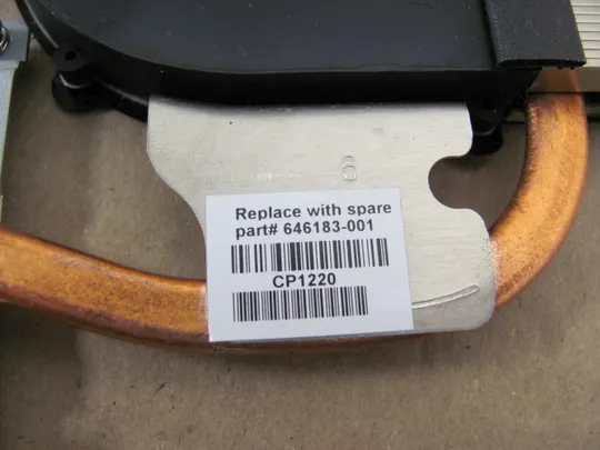 439-26 система охолодження 646183-001  для  HP 630 635 2000   оригінал Інтернет-аукціон