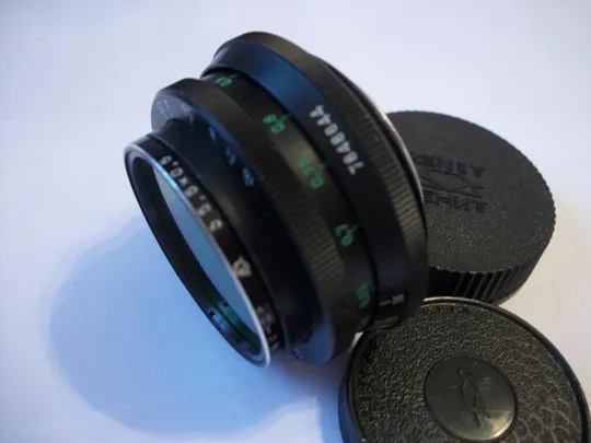 Объектив Индустар-50-2, М-42, обе крышки оригинальные, cветофильтра-Нет , как нов , No-7848644 З аукціону