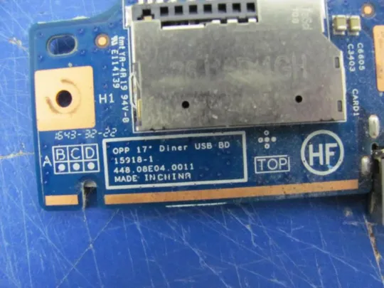№220-9 плата USB/CardReader зі шлейфом 448.08E04.0011 для HP Pavilion 17-X 17-Y оригінал Недорого