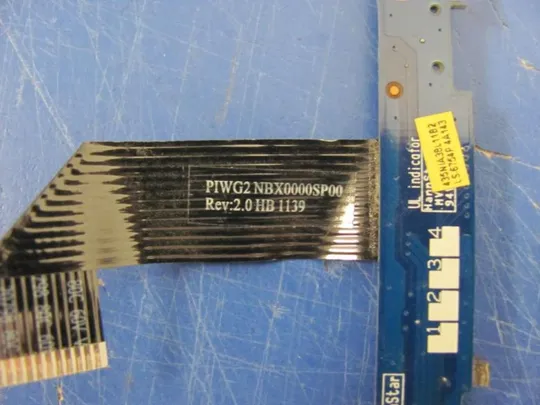 №198-19 Плата LED индикации LS-6754P NBX0000SP00 для Lenovo G570 G575 оригінал З аукціону