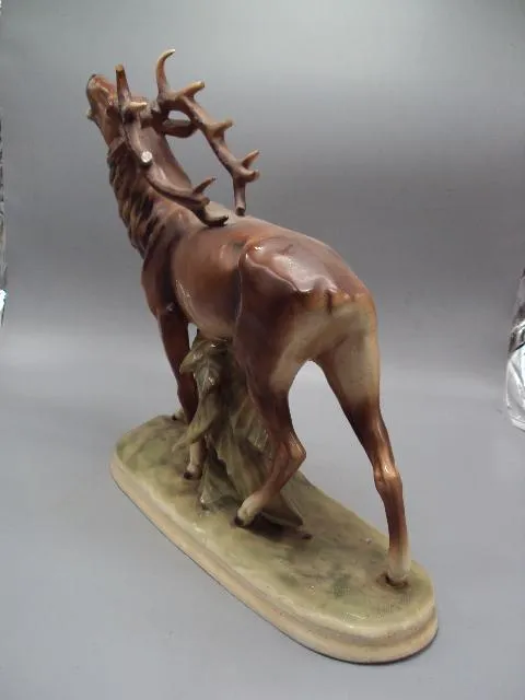Купити Фигура керамика Германия Sitzendorfer Porcelain Works олень большой высота 34 см под реставрацию №20