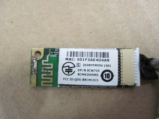 Купити 367-56 Bluetooth модуль 0CW725 50.4W102.001  для Dell XPS M1530 PP28L оригінал