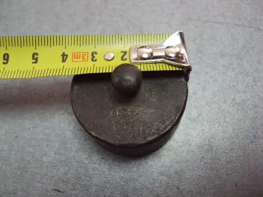 Гиря клейма 20 DK 904 гирька высота 3 см, диаметр 3,5 см №11611 З аукціону