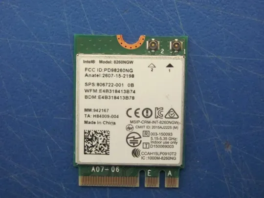 номер0279-32 Wi-Fi адаптер 8260NGW для FUJITSU LIFEBOOK E546 E554 E744 E754 оригінал З аукціону