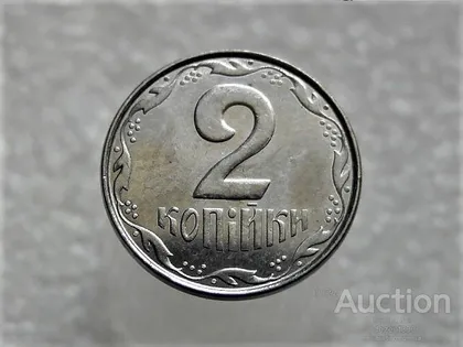 фото, 2 копійки 2011 рік Україна " Брак, Проточка Штемпеля Аверса по Колу " (309+)